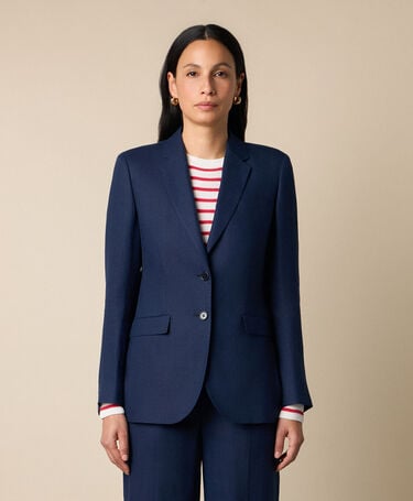 Brooks Brothers Blazer in Lino Blu Marino