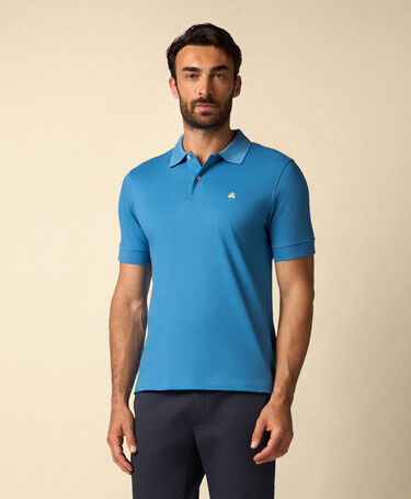 Brooks Brothers Cotton Piqué Polo Blue