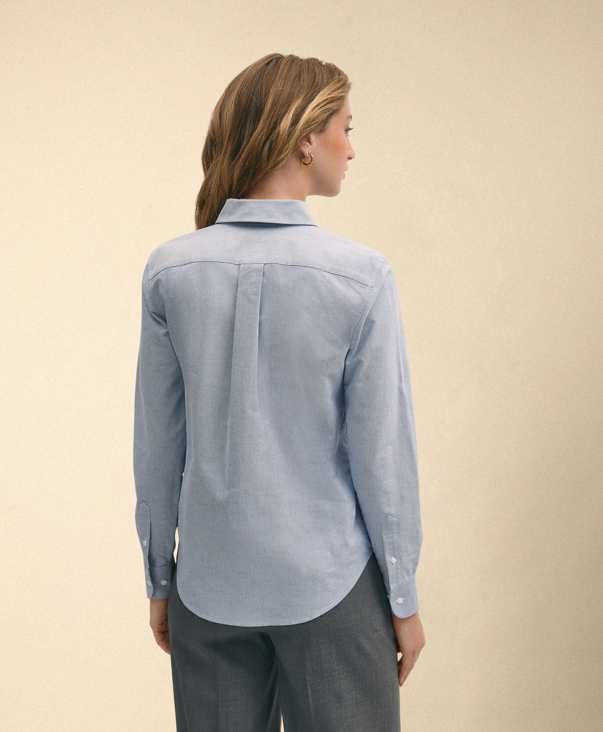 Classic Fit Oxford Shirt with Button Down Collar