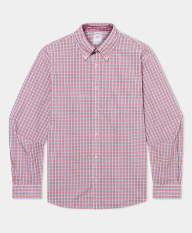 Brooks Brothers Koszula Friday Regular Fit z Popeliny z Kołnierzem Button Down Pink