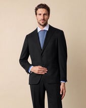 Brooks Brothers Travel Blazer aus Twill Uni Schwarz