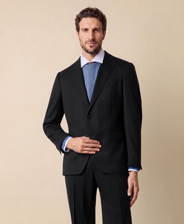 Brooks Brothers Travel Plain Twill Blazer Black