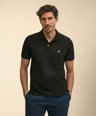 Brooks Brothers Golden Fleece Supima Cotton Polo Dark Brown