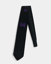 Brooks Brothers Brooks Brothers x Needles - Bestickte Krawatte aus Seidenstrick Schwarz Brooks Brothers Brooks Brothers x Needles - Bestickte Krawatte aus Seidenstrick Schwarz