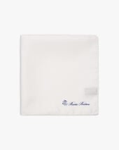 Brooks Brothers Einstecktuch aus Seide Weiß