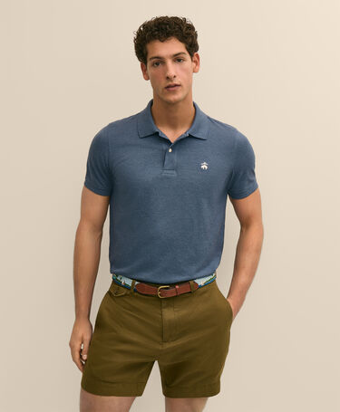 Brooks Brothers Golden Fleece Washed Supima Cotton Polo Dark Blue