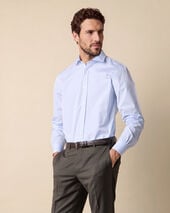 Brooks Brothers Hemd Slim Fit aus Popeline mit London-Kragen Eisblau