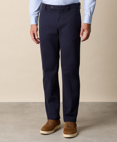 Brooks Brothers Chino Kirman Regular Fit en Sergé Doux Bleu Marine