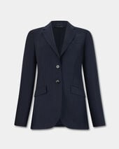 Brooks Brothers Striped Virgin Wool Blazer Navy