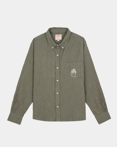 Brooks Brothers Brain Dead x Brooks Brothers California Camicia Oxford Button Up Verde