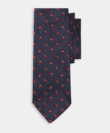 Brooks Brothers Cravate en Soie à Motif Paisley Bleu