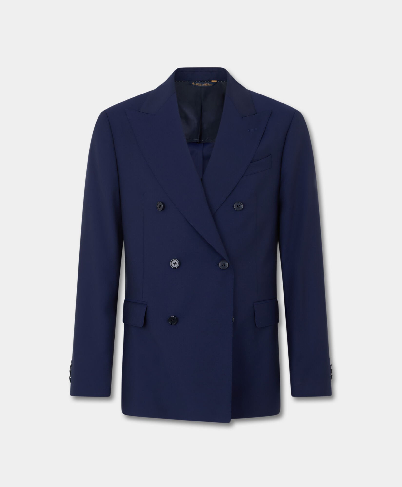 Double Breasted Weave Virgin Wool Suit