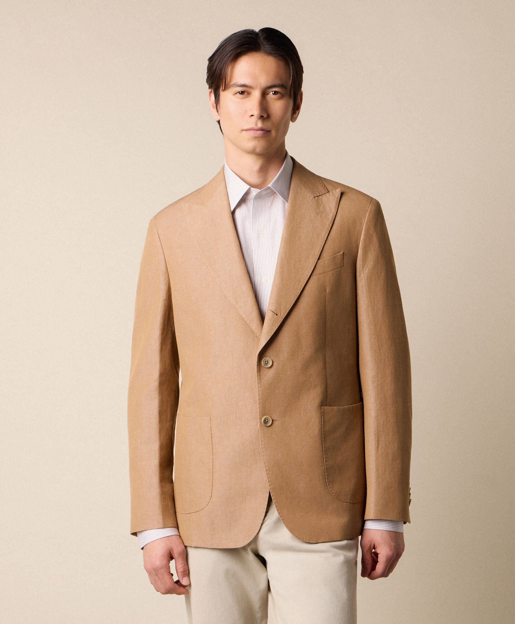 Cotton-Linen Blazer