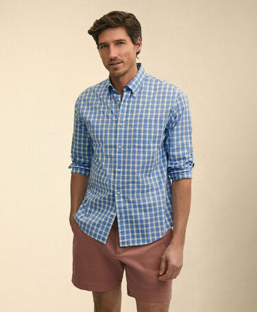 Brooks Brothers Chemise Friday Regular Fit en Oxford avec col Button Down Bleu