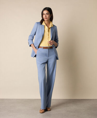 Brooks Brothers Blazer aus Wollmischung Hellblau