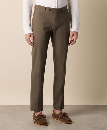 Brooks Brothers Stretch Cotton Poplin Chino Olive
