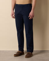Brooks Brothers Chino Extensible avec Micro Motif Bleu Marine