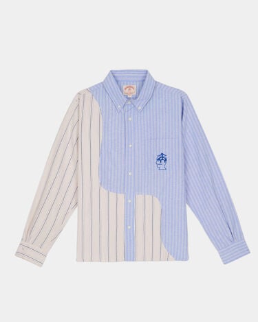Brooks Brothers Brain Dead x Brooks Brothers California Panel Oxford Button Up Shirt Light Blue
