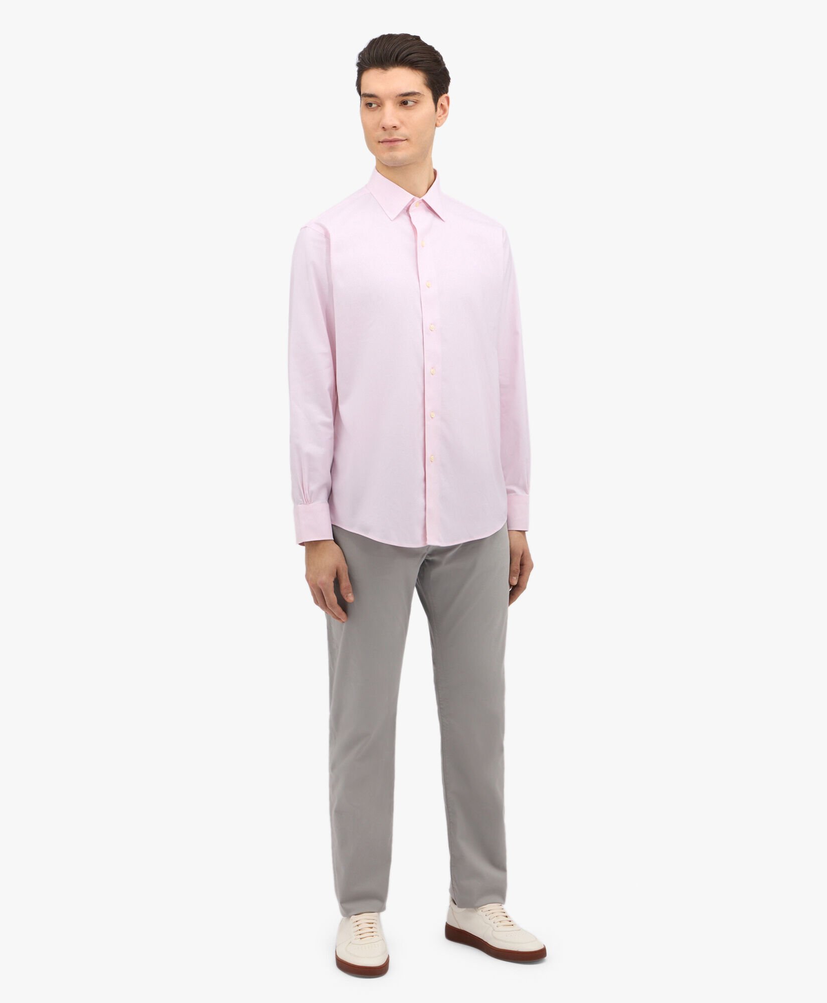 Regular Fit Non-Iron Shirt with Ainsley Collar