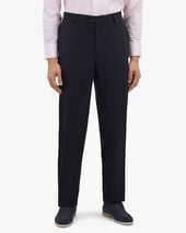 Brooks Brothers Dark Navy Stretch Virgin Wool Pants Dark Navy