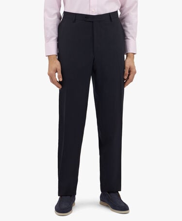 Brooks Brothers Dark Navy Stretch Virgin Wool Pants Dark Navy