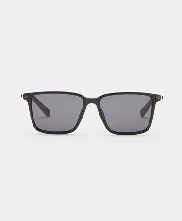 Brooks Brothers Okulary Przeciwsłoneczne Prostokątne Czarne Czarny