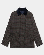 Brooks Brothers Jacke mit Hahnentrittmuster Blau