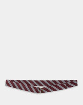 Brooks Brothers Regimentale Seidengürtel Burgunderrot