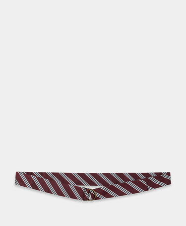 Brooks Brothers Regimental Silk Tie Belt Burgundy