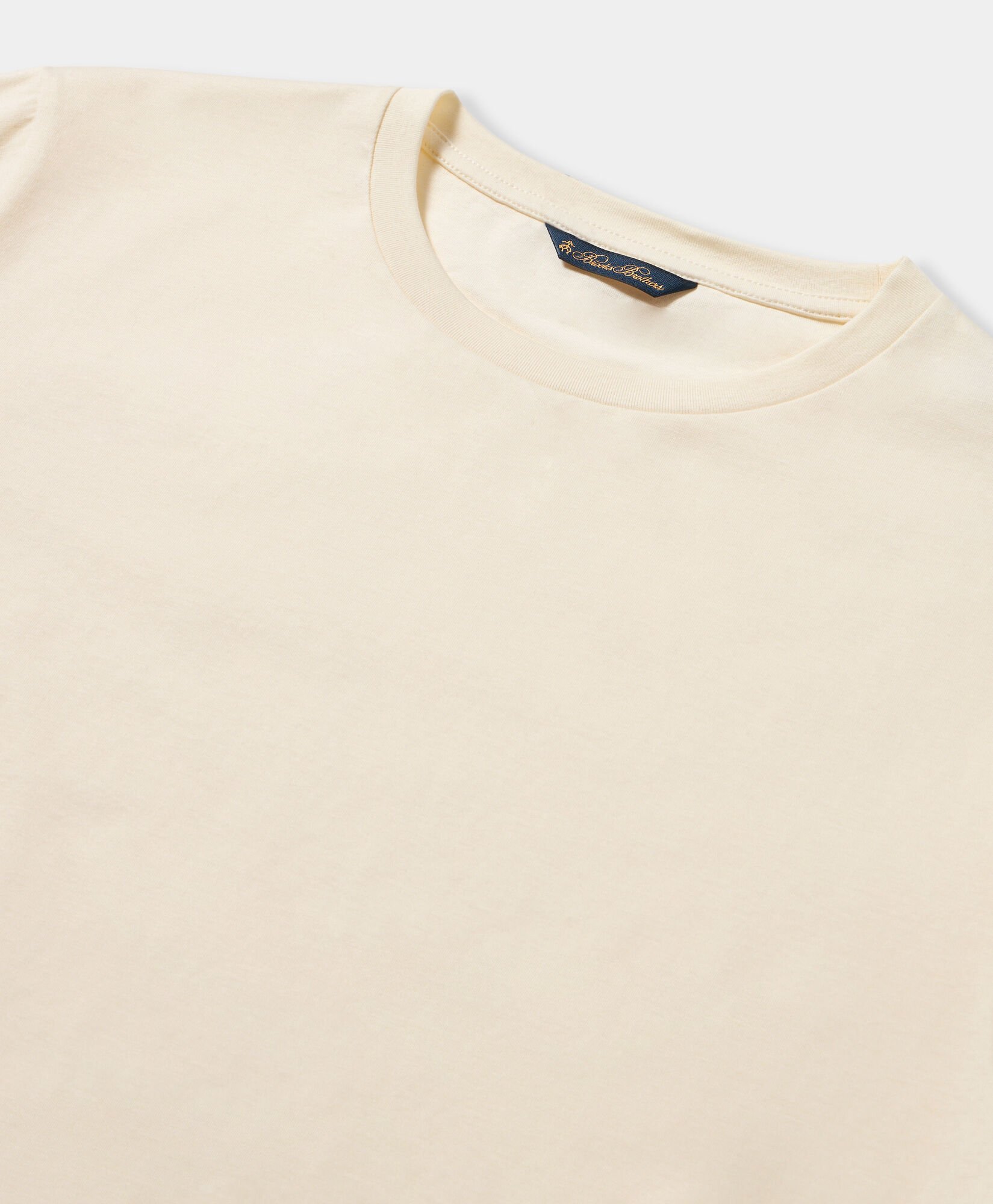 Mercerized Cotton Crewneck T-Shirt
