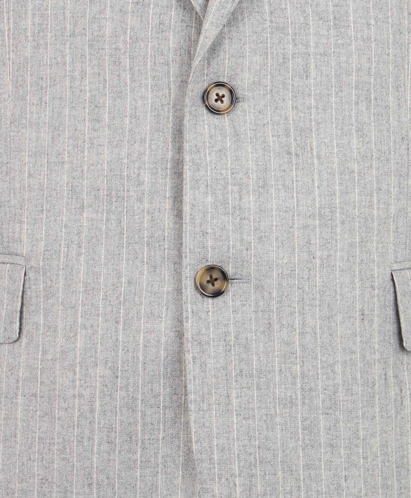 Pinstripe Virgin Wool Suit