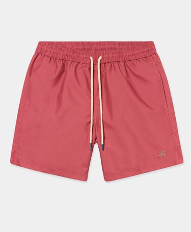 Brooks Brothers Plain Swim Trunks Pink