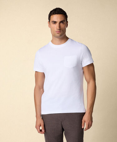 Brooks Brothers Cotton Pocket T-Shirt White