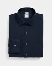 Brooks Brothers Slim Fit Non-Iron Performance Shirt with Ainsley Collar Navy