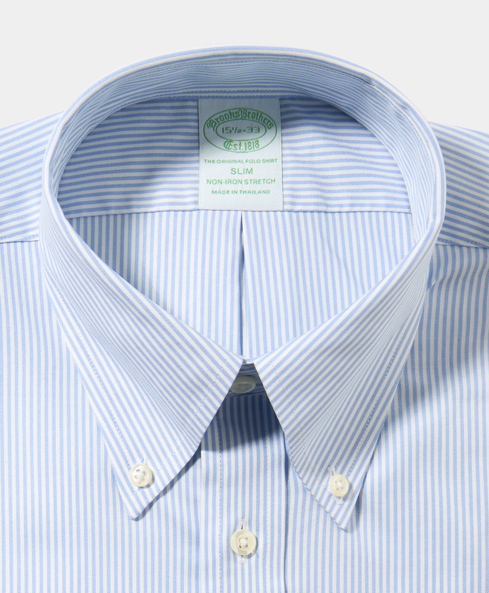 Regular Fit Non-Iron Oxford Shirt with Button Down Collar