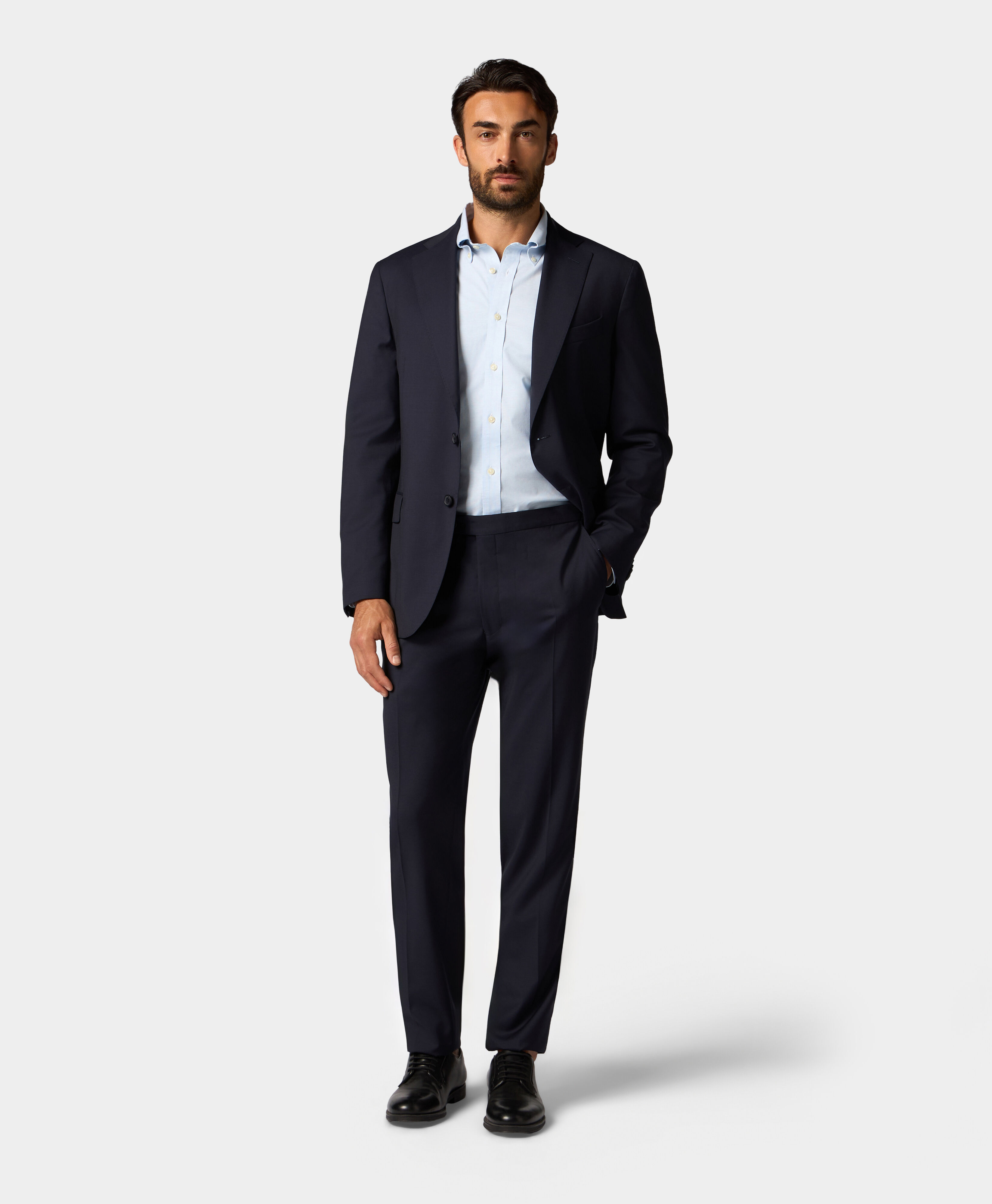 Camicia Oxford Regular Fit con Collo Button Down