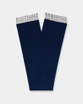 Brooks Brothers Chevron Wool Scarf Blue