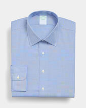 Brooks Brothers Slim Fit Non-Iron Performance Shirt with Ainsley Collar Blue