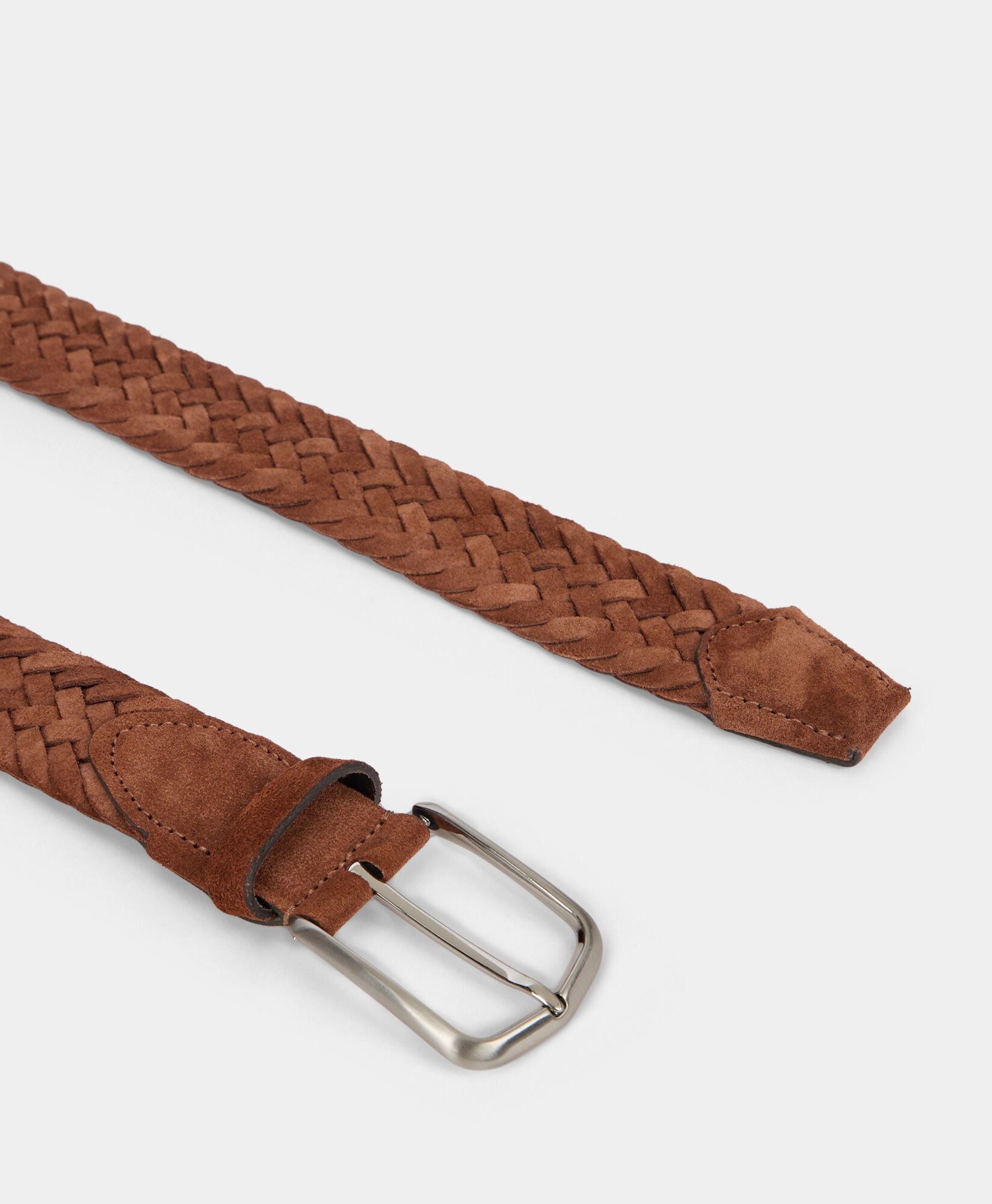Geflochtener Gürtel aus Wildleder