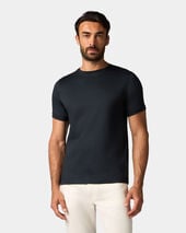 Brooks Brothers Mercerized Cotton Crewneck T-Shirt Dark Navy