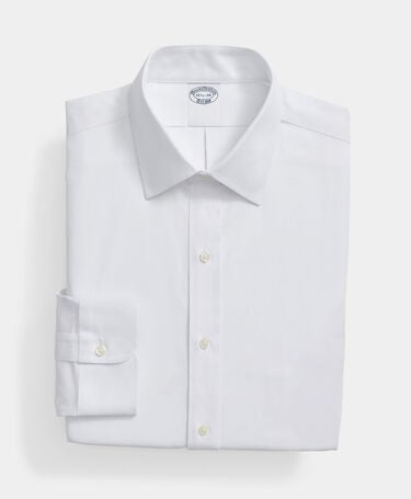 Brooks Brothers Slim Fit Non-Iron Performance Shirt with Ainsley Collar White