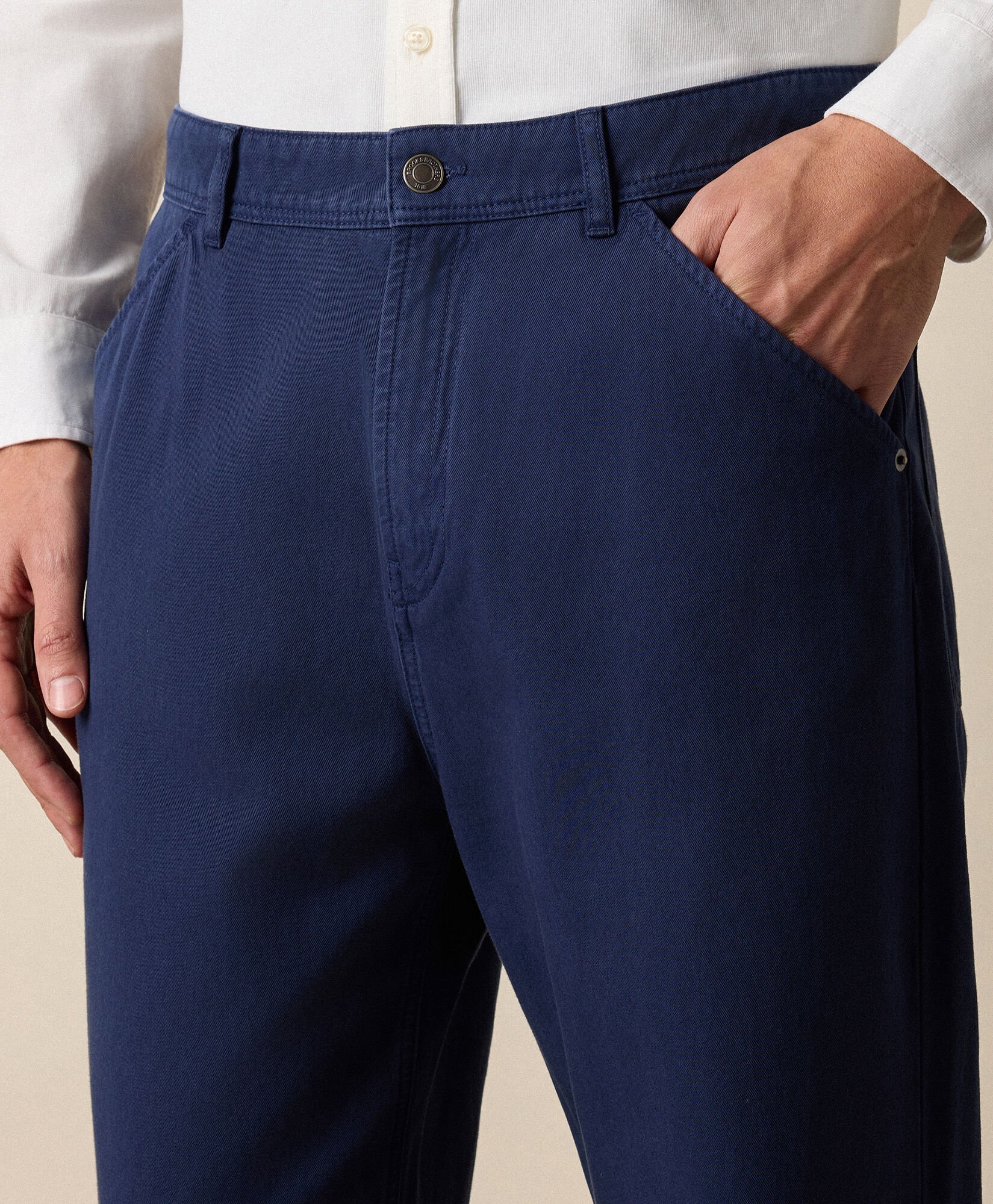 Stretch Cotton Gabardine 5-Pocket Pant