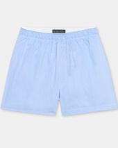 Brooks Brothers Stripe Cotton Boxer Ice Blue