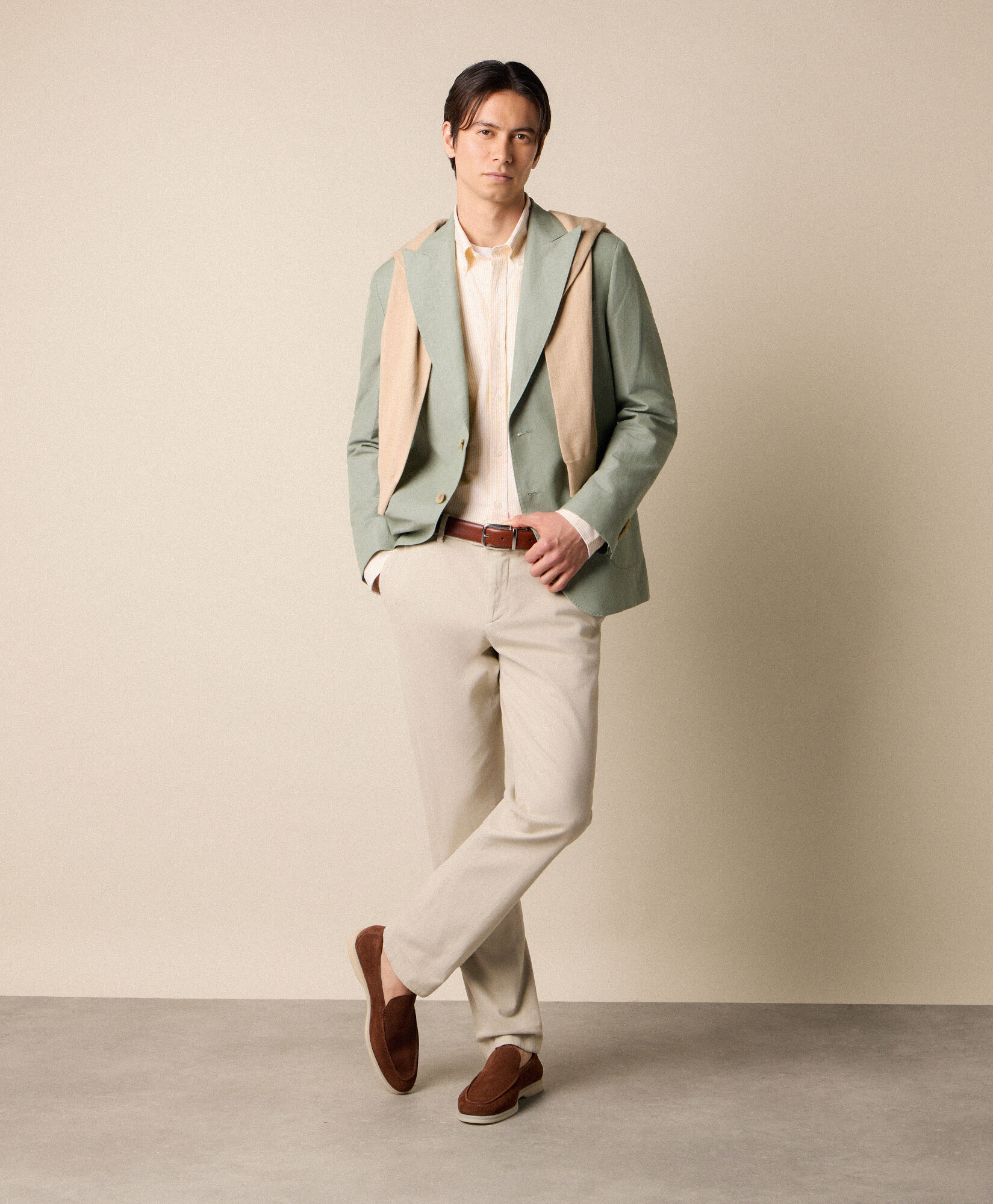 Cotton-Linen Blazer