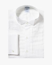Brooks Brothers Regular Fit Supima Cotton Formal Shirt with Wing Collar White