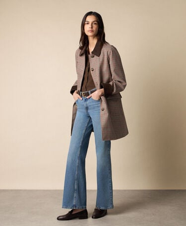 Brooks Brothers Kariertes Baumwoll-Twill-Mantel Meteoriten