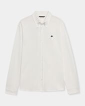 Brooks Brothers Piqué Polo Shirt with Button Down Collar White