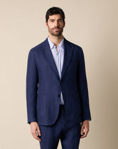 Brooks Brothers Blazer en Lin Bleu