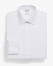 Brooks Brothers Regular Fit Non-Iron Shirt with Ainsley Collar White