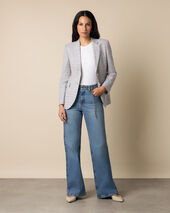 Brooks Brothers Blazer en Algodón Glen Plaid Natural